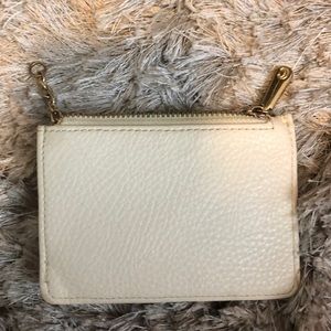 Cream key wallet